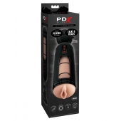 Мастурбатор-вагина с вибрацией Vibrating Mega Milker - Pipedream - в Хабаровске купить с доставкой