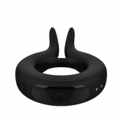 Черное эрекционное кольцо Marry Me Rechargeable Vibrating Cockring - Adrien Lastic - в Хабаровске купить с доставкой
