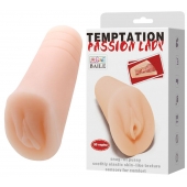 Телесный тугой мастурбатор-вагина Passion Lady - Baile - в Хабаровске купить с доставкой
