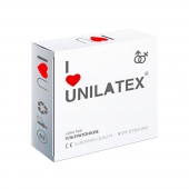 Ультратонкие презервативы Unilatex Ultra Thin - 3 шт. - Unilatex - купить с доставкой в Хабаровске