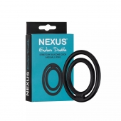 Черное двойное эрекционное кольцо Nexus Enduro Double - Nexus Range - в Хабаровске купить с доставкой