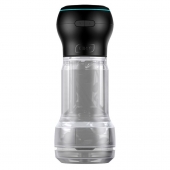 Набор PowerBlow   Feel Pocket Stroker Crystal: мастурбатор и интерактивная насадка - Kiiroo - в Хабаровске купить с доставкой