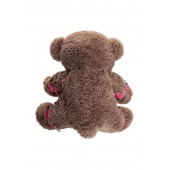 Бондажный набор: бурый мишка с розовыми оковами и наручниками - Pecado - купить с доставкой в Хабаровске