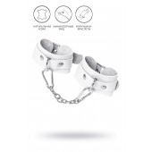 Белые узкие наручники-браслеты со скруглёнными углами - Pecado - купить с доставкой в Хабаровске