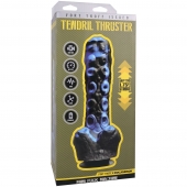 Черно-синяя мини-машина на присоске Tendril Thruster - 21,6 см. - Doc Johnson - купить с доставкой в Хабаровске
