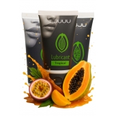 Набор из 3 съедобных лубрикантов JUJU со вкусом тропических фруктов - JuJu - купить с доставкой в Хабаровске