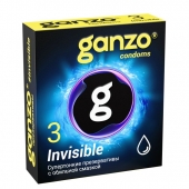 Супертонкие презервативы Ganzo Invisible - 3 шт. - Ganzo - купить с доставкой в Хабаровске
