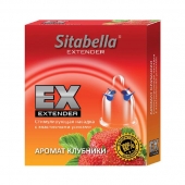 Стимулирующая насадка Sitabella Extender  Клубника - Sitabella - купить с доставкой в Хабаровске