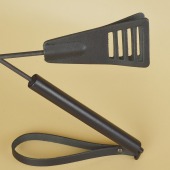 Черный кожаный стек «Сириус» - 60 см. - Sitabella - купить с доставкой в Хабаровске