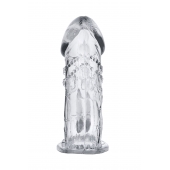 Прозрачная насадка на пенис Uco - 13 см. - A-toys - в Хабаровске купить с доставкой