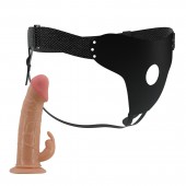 Телесный мужской страпон Mavis - Baile - купить с доставкой в Хабаровске