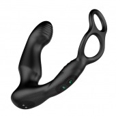 Черный двухмоторный массажер простаты Nexus Simul8 Wave Edition - Nexus Range - в Хабаровске купить с доставкой