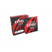 Презервативы с ароматом колы Expert Cola - 3 шт. - Expert - купить с доставкой в Хабаровске