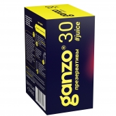 Ароматизированные презервативы Ganzo Juice - 30 шт. - Ganzo - купить с доставкой в Хабаровске