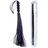 Черная силиконовая плеть - 37 см. - Boys of Toys - купить с доставкой в Хабаровске