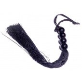 Черная силиконовая плеть - 37 см. - Boys of Toys - купить с доставкой в Хабаровске