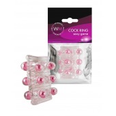 Прозрачная сквозная насадка на пенис с цветными шариками - Erowoman-Eroman - в Хабаровске купить с доставкой