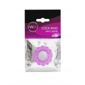 Лиловое эрекционное кольцо с 2 рядами стимулирующих шариков - Erowoman-Eroman - в Хабаровске купить с доставкой