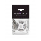 Эластичное эрекционное кольцо с черными «ресничками» - Sextaz - в Хабаровске купить с доставкой