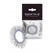 Круглое эрекционное кольцо с «ресничками» - Sextaz - в Хабаровске купить с доставкой