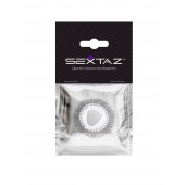 Эластичное эрекционное кольцо с длинными черными «ресничками» - Sextaz - в Хабаровске купить с доставкой
