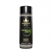 Массажное масло c ароматом тропических фруктов Massage Oil - 100 мл. - HOT - купить с доставкой в Хабаровске