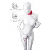 Красный ошейник с подкладкой из меха - ToyFa - купить с доставкой в Хабаровске