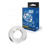 Прозрачное эрекционное кольцо-бублик - Sex Expert - в Хабаровске купить с доставкой