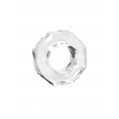 Прозрачное эрекционное кольцо в форме гайки - Sex Expert - в Хабаровске купить с доставкой