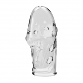 Прозрачная насадка на пенис Booker - 8 см. - Baile - в Хабаровске купить с доставкой