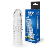 Прозрачная закрытая насадка на пенис - 17 см. - Sex Expert - в Хабаровске купить с доставкой