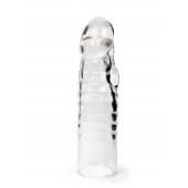 Прозрачная закрытая насадка на член - 15 см. - Sex Expert - в Хабаровске купить с доставкой