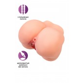 Реалистичный мастурбатор в форме попки с 2 любовными входами - No Name - в Хабаровске купить с доставкой