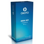 Презервативы OKOTO Mega Mix - 18 шт. - Sitabella - купить с доставкой в Хабаровске