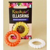 Цветное рельефное эрекционное кольцо Ellasring - Sitabella - в Хабаровске купить с доставкой