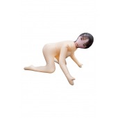 Телесная надувная секс-кукла в позиции догги-стайл - NMC - в Хабаровске купить с доставкой