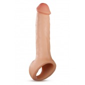 Телесная насадка-удлинитель Thrive 8.75 Inch Realistic Penis Extender Sleeve - 22,2 см. - Blush Novelties - в Хабаровске купить с доставкой