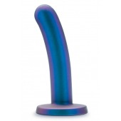 Синяя насадка с гладкой поверхностью Surrender 5.75 Inch Intermediate Pegging Dildo - 14,6 см. - Blush Novelties - купить с доставкой в Хабаровске