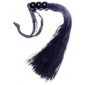 Черная силиконовая плетка - 25,4 см. - Boys of Toys - купить с доставкой в Хабаровске