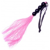 Розовая силиконовая плеть - 35,5 см. - Boys of Toys - купить с доставкой в Хабаровске