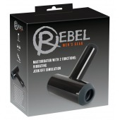 Черный мастурбатор с удобной ручкой Masturbator with 2 Functions - Orion - в Хабаровске купить с доставкой