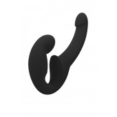 Черный безремневой страпон Share Lite - Fun Factory - купить с доставкой в Хабаровске