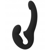 Черный безремневой страпон Share Lite - Fun Factory - купить с доставкой в Хабаровске