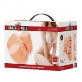 Телесный мастурбатор Liora с 2 любовными тоннелями - Baile - в Хабаровске купить с доставкой