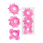 Комплект из 3 розовых эрекционных колец - Erowoman-Eroman - в Хабаровске купить с доставкой