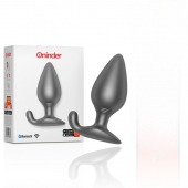 Черная анальная пробка с управлением через приложение - Oninder