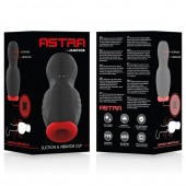 Черно-красный мастурбатор с вибрацией и всасыванием - JAMYJOB - в Хабаровске купить с доставкой