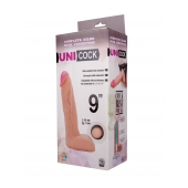 Фаллическая насадка Харнесс UNICOCK 9  - 24 см. - LOVETOY (А-Полимер) - купить с доставкой в Хабаровске