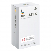Разноцветные ароматизированные презервативы Unilatex Multifruit  - 12 шт. + 3 шт. в подарок - Unilatex - купить с доставкой в Хабаровске