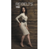 Пояс с клёпками Yona Black - Rebelts - купить с доставкой в Хабаровске